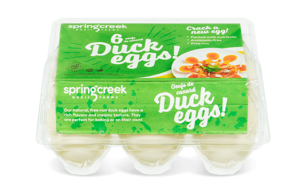 Natural, free-run Duck Eggs